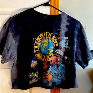 Cropped cut snoop dog tshirt